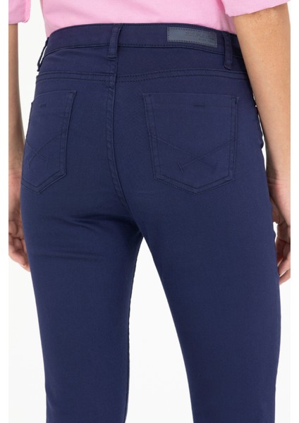 Kadın Lacivert Pantolon (Kanvas-Chino) 50264622-VR033