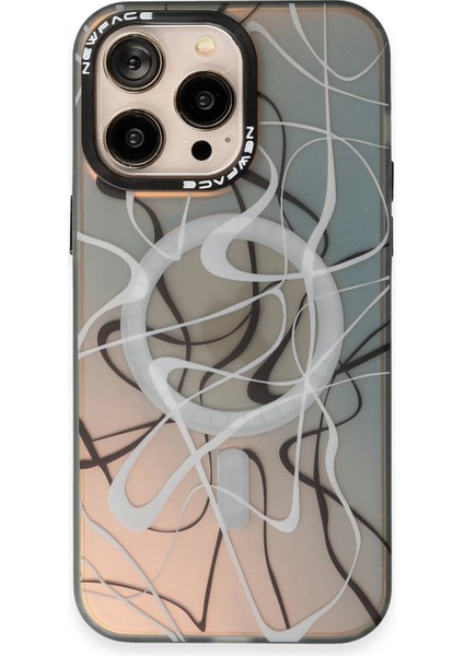 Newface iPhone 13 Pro Max Kılıf Venüs Magneticsafe Desenli Kapak - Venüs - 5