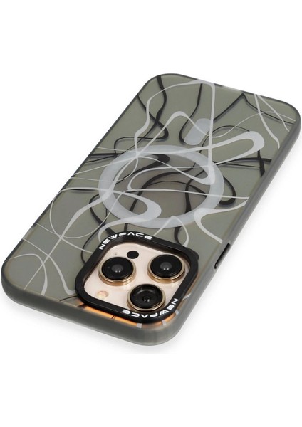 Newface iPhone 13 Pro Max Kılıf Venüs Magneticsafe Desenli Kapak - Venüs - 5
