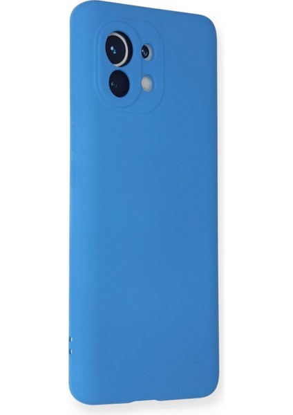 Newface Xiaomi Mi 11 Kılıf Nano Içi Kadife Silikon - Mavi fiyatları