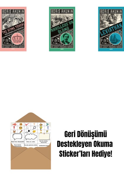 Taç Giyme Töreni + Ahhilleus’un Ölümü + Leviathan + Okuma Sticker'ları