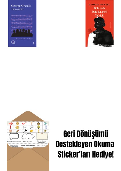 Everest Açıkhava 24 - Denemeler + Wigan Iskelesi Yolu (Ciltli) + Okuma Sticker'ları