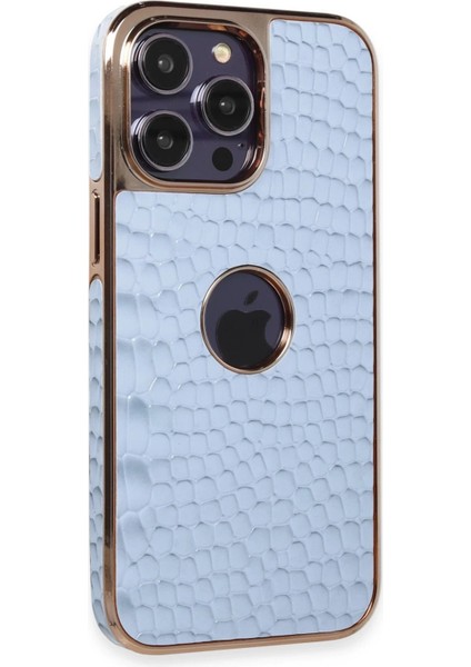 Newface iPhone 13 Pro Max Kılıf Snake Kapak - Sierra Blue