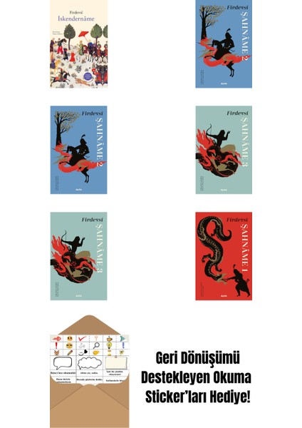 Firdevsi 6 Kitap Set + Okuma Sticker'ları