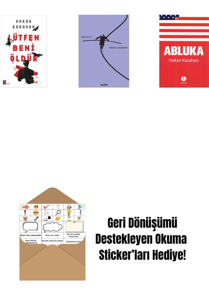 Lütfen Beni Öldür + Ama Öyle! + Abluka + Okuma Sticker'ları