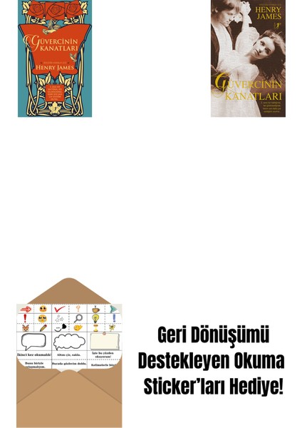 Güvercinin Kanatları (Ciltli) + Güvercinin Kanatları + Okuma Sticker'ları