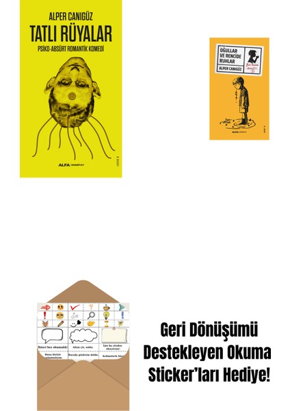 Tatlı Rüyalar + Oğullar ve Rencide Ruhlar + Okuma Sticker'ları