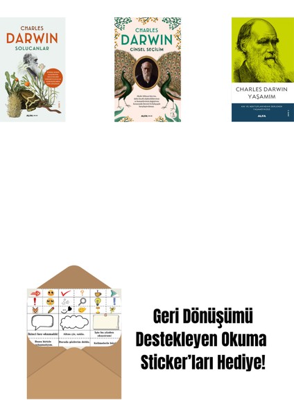 Solucanlar + Cinsel Seçilim + Yaşamım + Okuma Sticker'ları