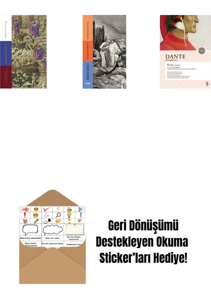 Ilahi Komedya + Ilahi Komedya - Cehennem + Rime Şiirler + Okuma Sticker'ları