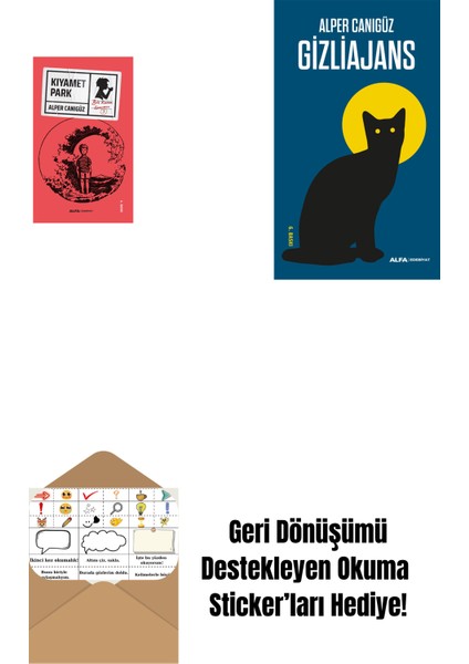 Kıyamet Park + Gizliajans + Okuma Sticker'ları