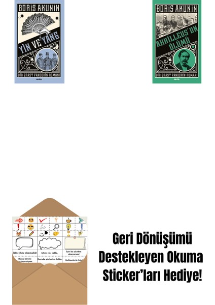 Yin ve Yang + Ahhilleus’un Ölümü + Okuma Sticker'ları