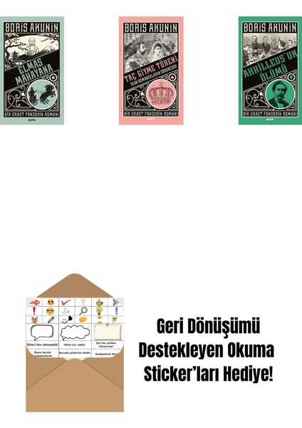 Elmas Mahayana + Taç Giyme Töreni + Ahhilleus’un Ölümü + Okuma Sticker'ları