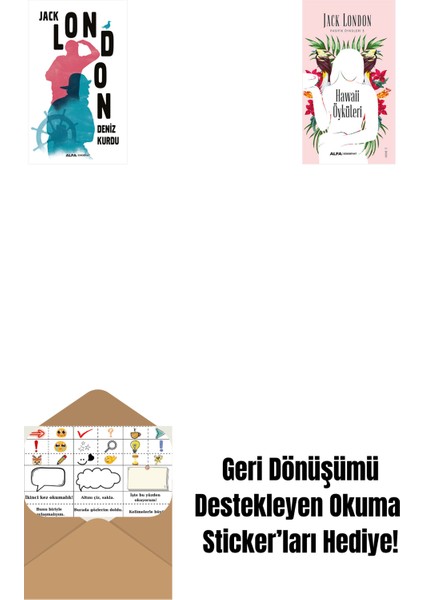 Deniz Kurdu + Hawaii Öyküleri + Okuma Sticker'ları