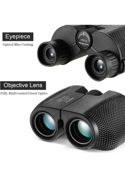 10X25 Kompakt Dürbün Yüksek Güçlü Açık Spor Teleskop Cep Kapsamı Konser Seyahat Çocuklar Için Hediye indirimleri