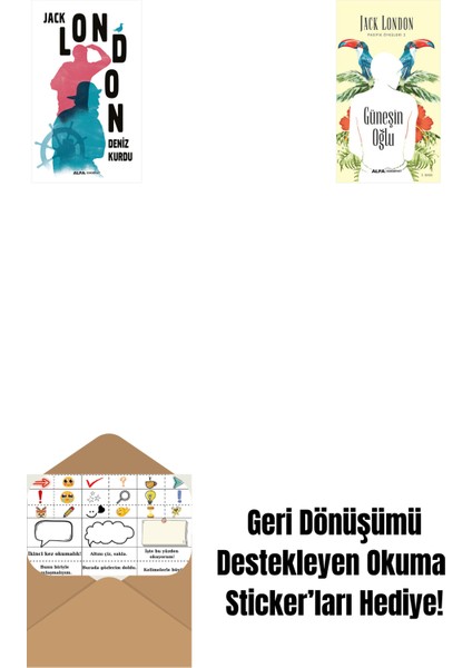 Deniz Kurdu + Güneşin Oğlu + Okuma Sticker'ları