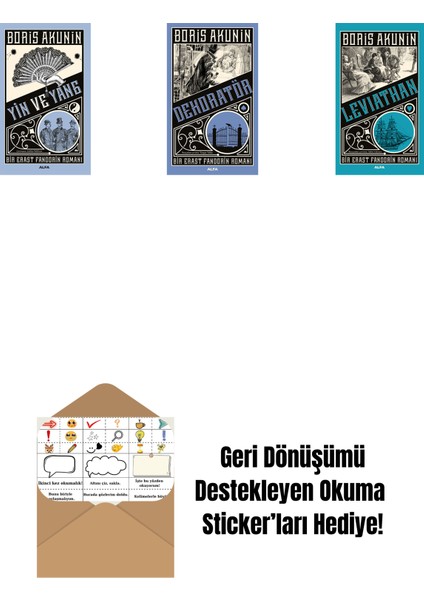 Yin ve Yang + Dekoratör + Leviathan + Okuma Sticker'ları