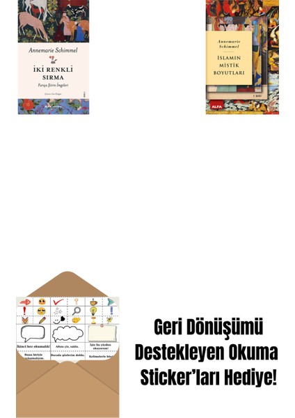 Iki Renkli Sırma + Islamın Mistik Boyutları + Okuma Sticker'ları
