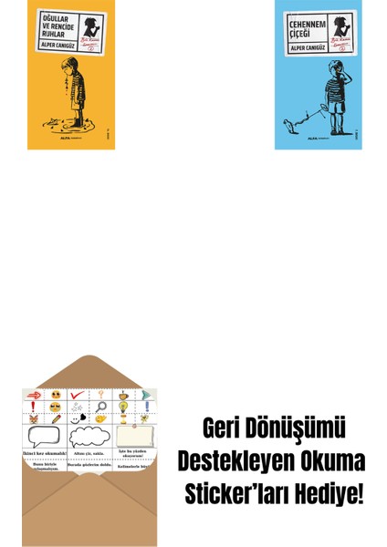 Oğullar ve Rencide Ruhlar + Cehennem Çiçeği + Okuma Sticker'ları