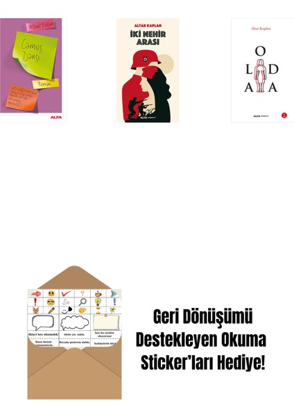 Camus Dansı + Iki Nehir Arası + Aloda + Okuma Sticker'ları