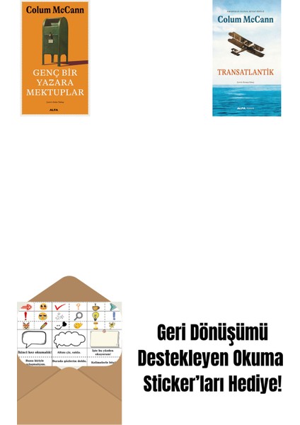 Genç Bir Yazara Mektuplar + Transatlantik + Okuma Sticker'ları