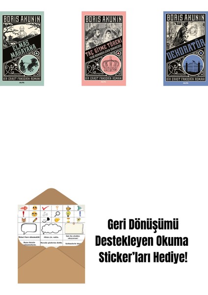 Elmas Mahayana + Taç Giyme Töreni + Dekoratör + Okuma Sticker'ları
