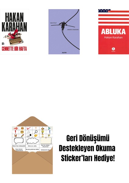 Cennette Bir Hafta + Ama Öyle! + Abluka + Okuma Sticker'ları