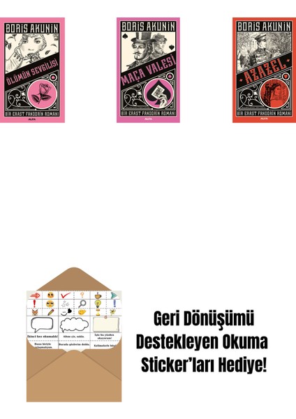Ölümün Sevgilisi + Maça Valesi + Azazel + Okuma Sticker'ları