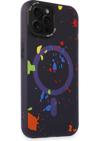 Joko iPhone 14 Pro Colorful Magsafe Kapak - Derin Mor