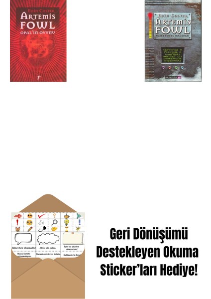 Artemis Fowl 4 - Opal’in Oyunu + Artemis Fowl 2 - Kuzey Kutbu Macerası + Okuma Sticker'ları