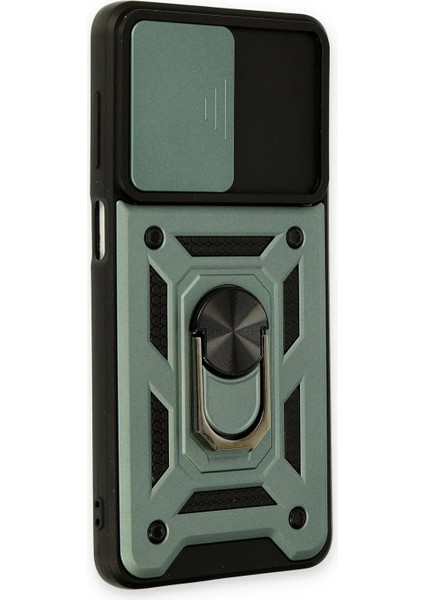 Newface Samsung Galaxy M52 5g Kılıf Pars Lens Yüzüklü Silikon - Yeşil fiyatları