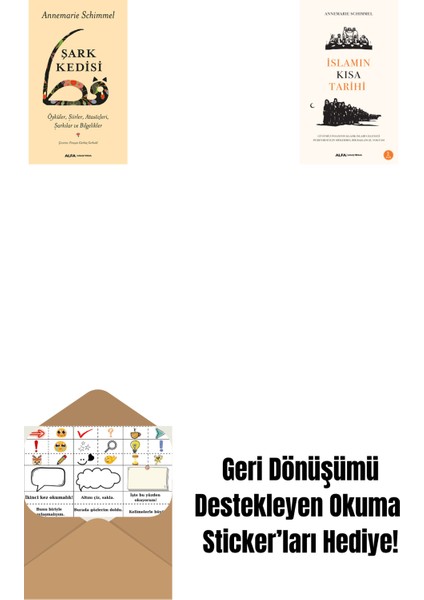 Şark Kedisi + Islamın Kısa Tarihi + Okuma Sticker'ları