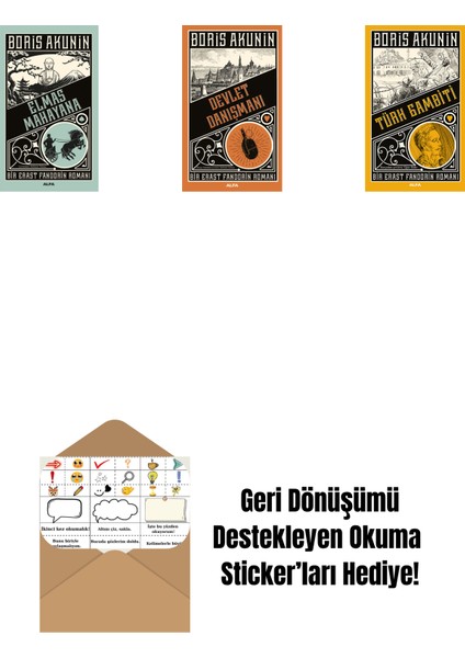Elmas Mahayana + Devlet Danışmanı + Türk Gambiti + Okuma Sticker'ları