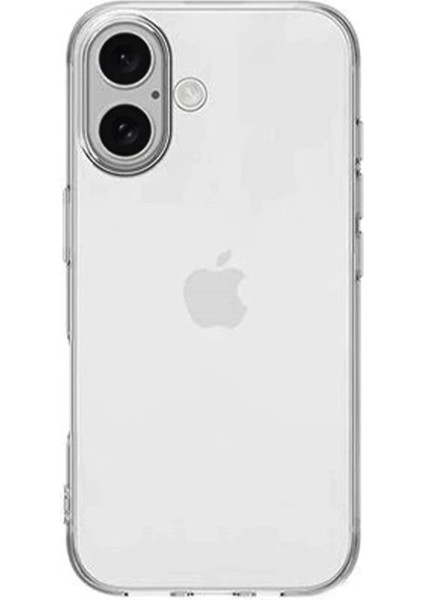 Newface iPhone 16 Kılıf Lüx Şeffaf Silikon