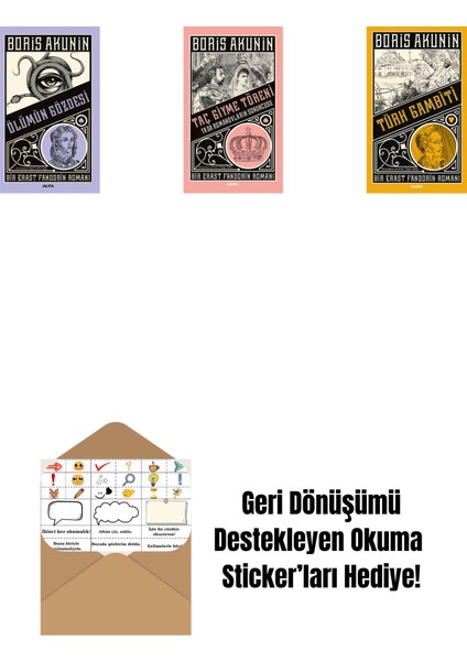 Ölümün Gözdesi + Taç Giyme Töreni + Türk Gambiti + Okuma Sticker'ları