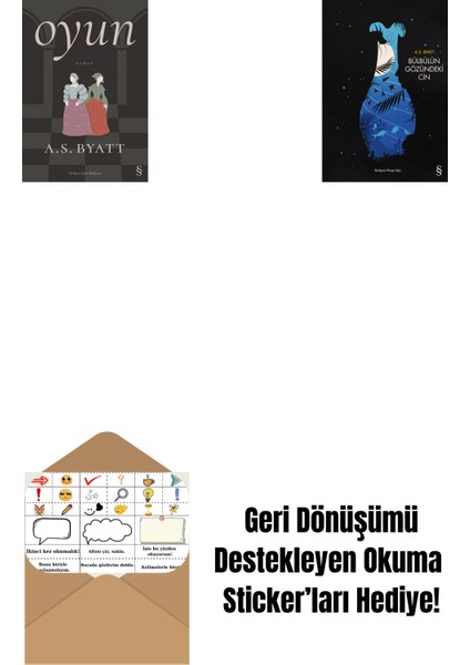 Oyun + Bülbülün Gözündeki Cin + Okuma Sticker'ları