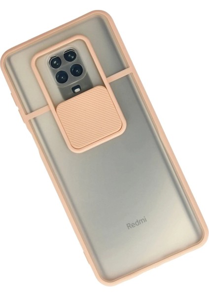 Newface Xiaomi Redmi Note 9 Pro Kılıf Palm Buzlu Kamera Sürgülü Silikon - Pembe fiyatları