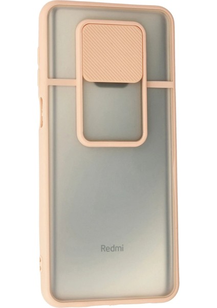 Newface Xiaomi Redmi Note 9 Pro Kılıf Palm Buzlu Kamera Sürgülü Silikon - Pembe modelleri