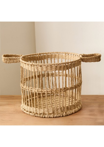 Lime Cello Dekoratif Sepet - Bej - 30X25 cm fiyatları