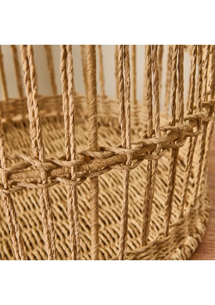 Lime Cello Dekoratif Sepet - Bej - 30X25 cm modelleri