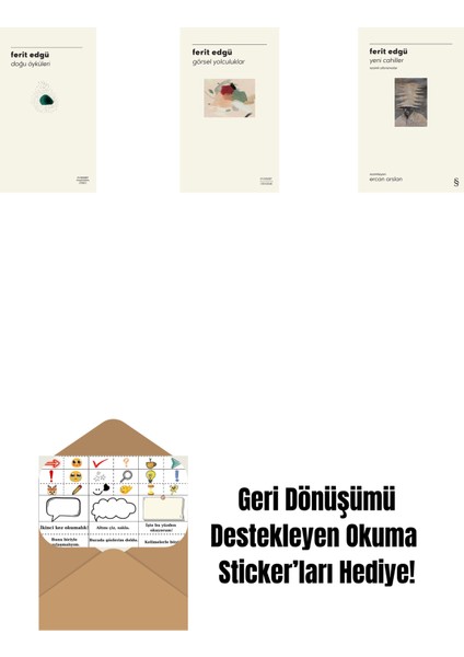Doğu Öyküleri + Görsel Yolculuklar + Yeni Cahiller + Okuma Sticker'ları