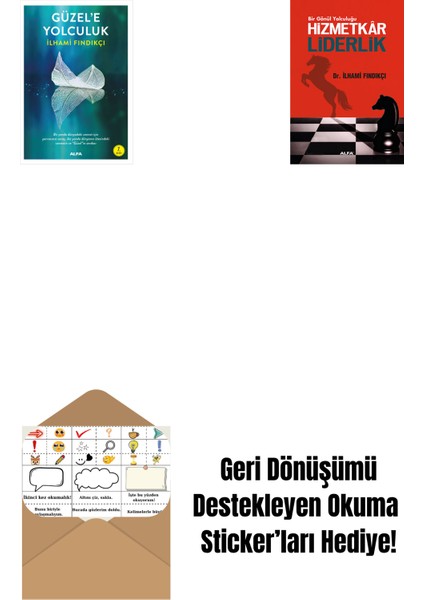 Güzel'e Yolculuk + Hizmetkar Liderlik (Cep Boy) + Okuma Sticker'ları