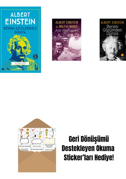 Benim Sözlerimle Dünya + Aşk Mektupları + Benim Gözümden Dünya + Okuma Sticker'ları