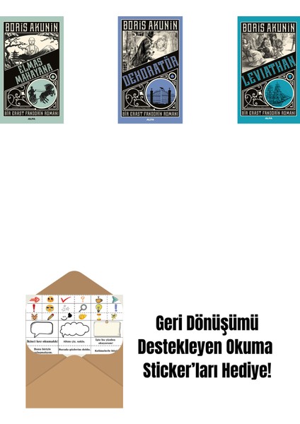 Elmas Mahayana + Dekoratör + Leviathan + Okuma Sticker'ları