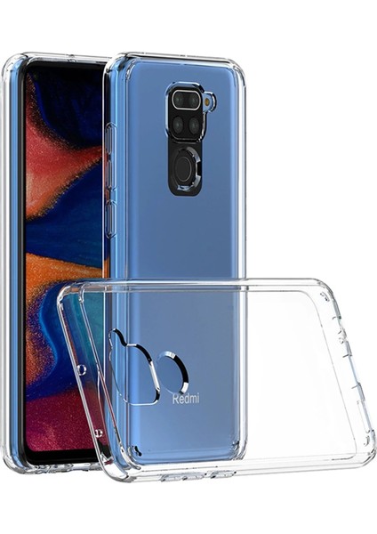 Newface Xiaomi Redmi Note 9 Kılıf Lüx Şeffaf Silikon - Şeffaf