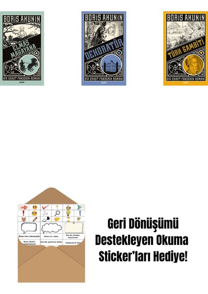 Elmas Mahayana + Dekoratör + Türk Gambiti + Okuma Sticker'ları