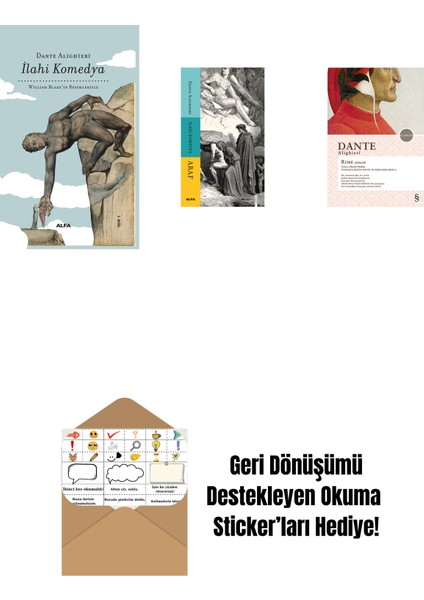 Ilahi Komedya (Bez Ciltli) + Ilahi Komedya - Araf + Rime Şiirler + Okuma Sticker'ları