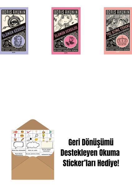 Ölümün Gözdesi + Ölümün Sevgilisi + Taç Giyme Töreni + Okuma Sticker'ları