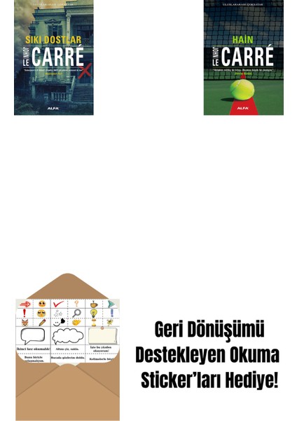 Sıkı Dostlar + Hain + Okuma Sticker'ları