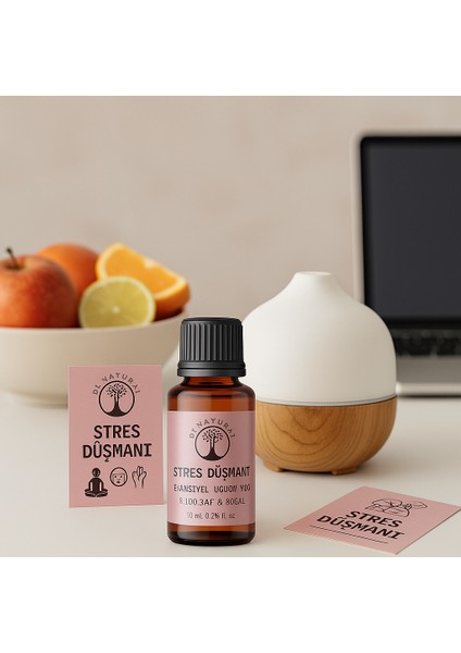 Stress Engelleyici Uçucu Yağ Saf Doğal Esans Buhurdanlık Difüzör Oda Esansı 10 ml indirimleri