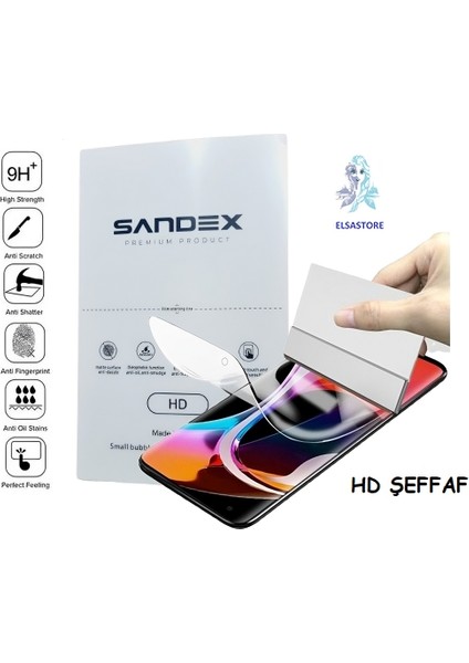 Samsung Galaxy Note 3 9005 Nano Ekran Koruyucu Esnek Ultra Ince Sandex - Hd Şeffaf